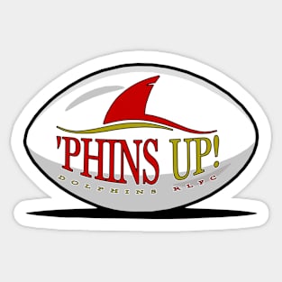 (Redcliffe) Dolphins - 'PHINS UP! (w/Ball) Sticker